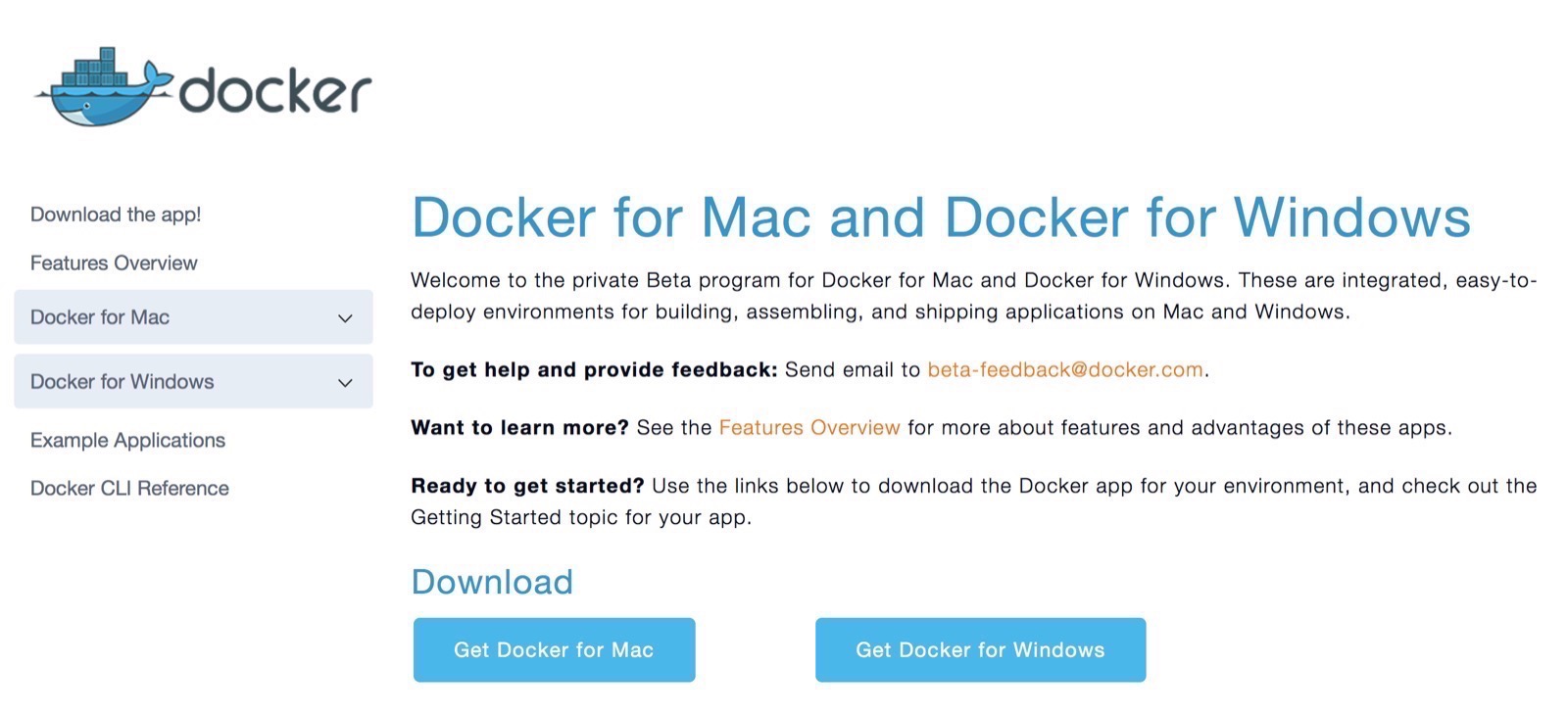 Docker download mac