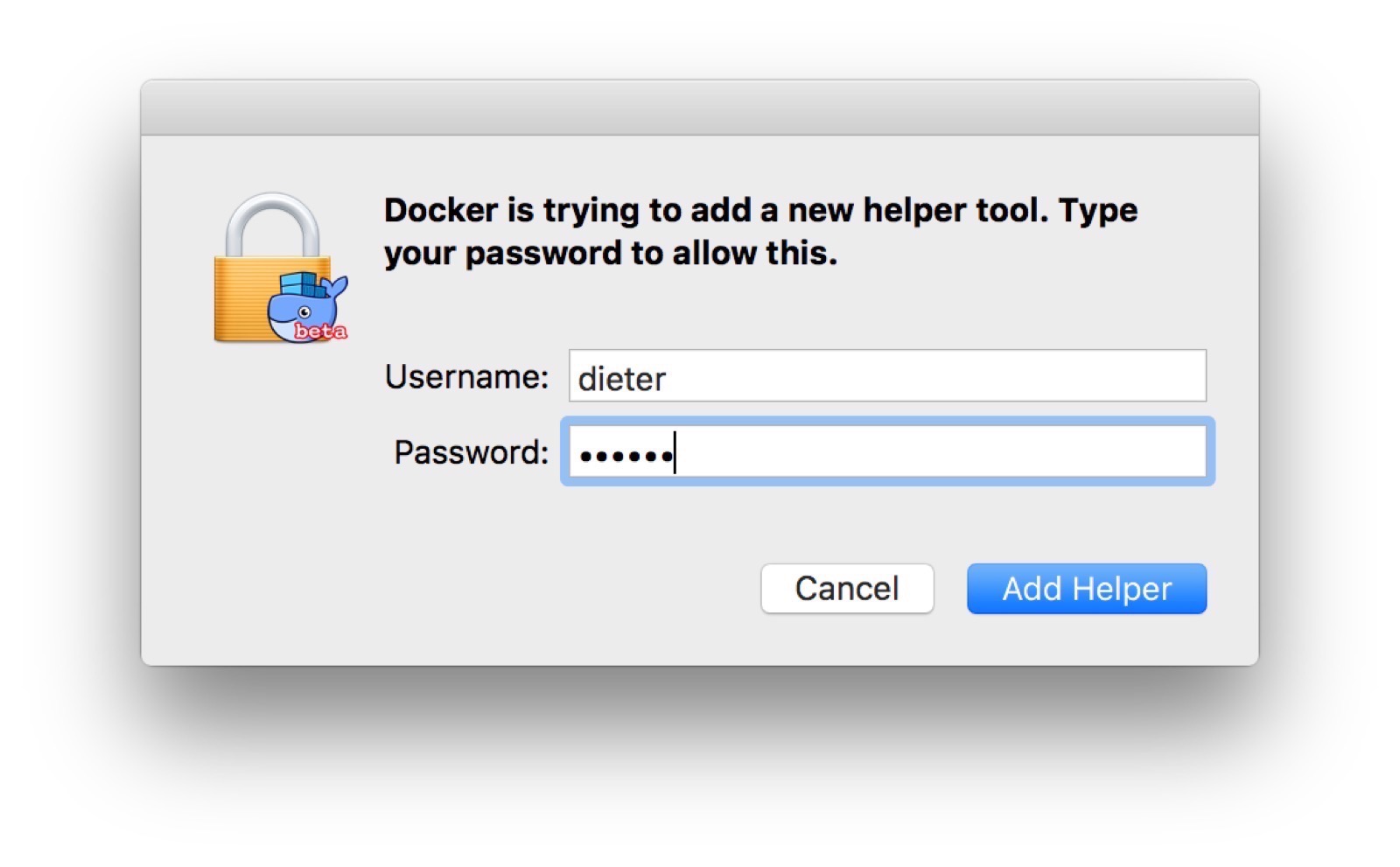 Docker for Mac