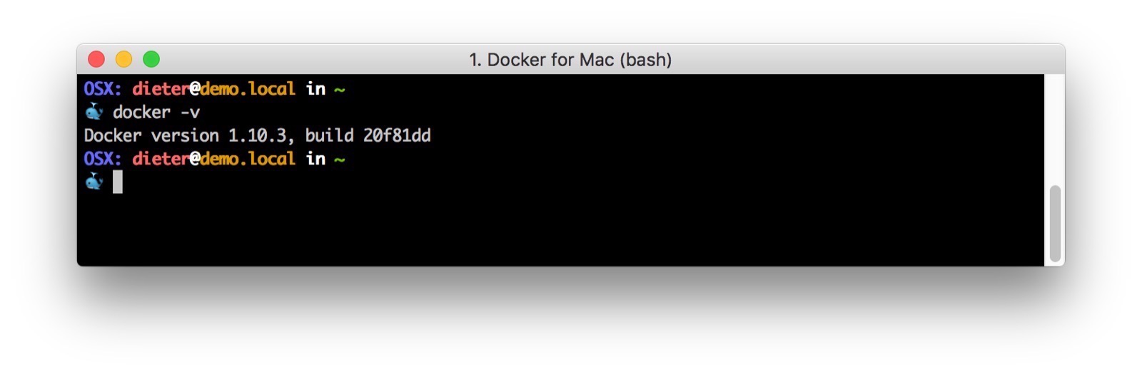 Docker for Mac