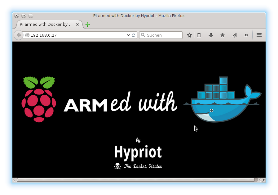 Docker raspberry pi 3 b+