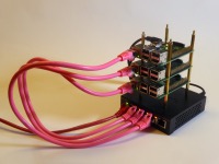 Pi Tower with D-Link Switch