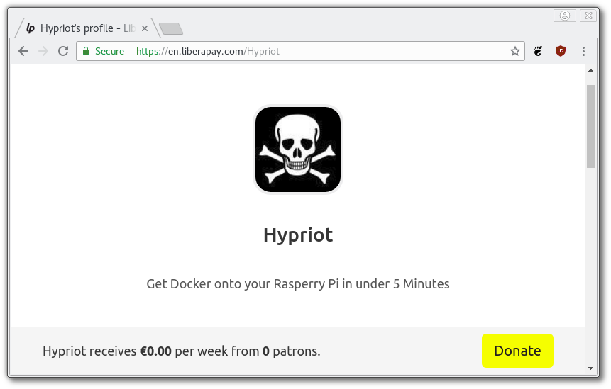 Donations Screenshot Liberpay