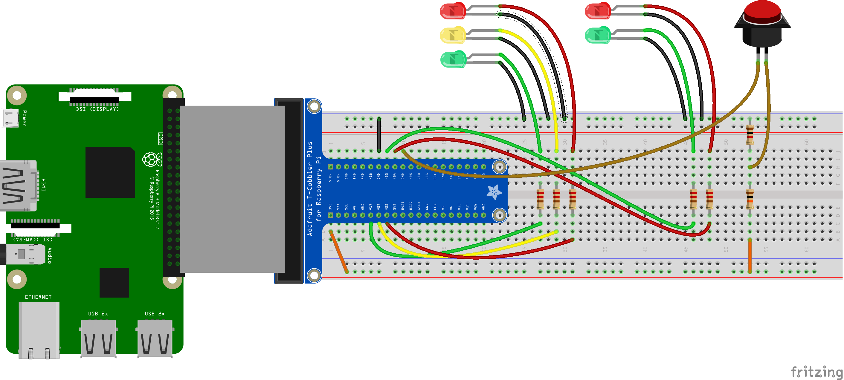 Traffic light wiring